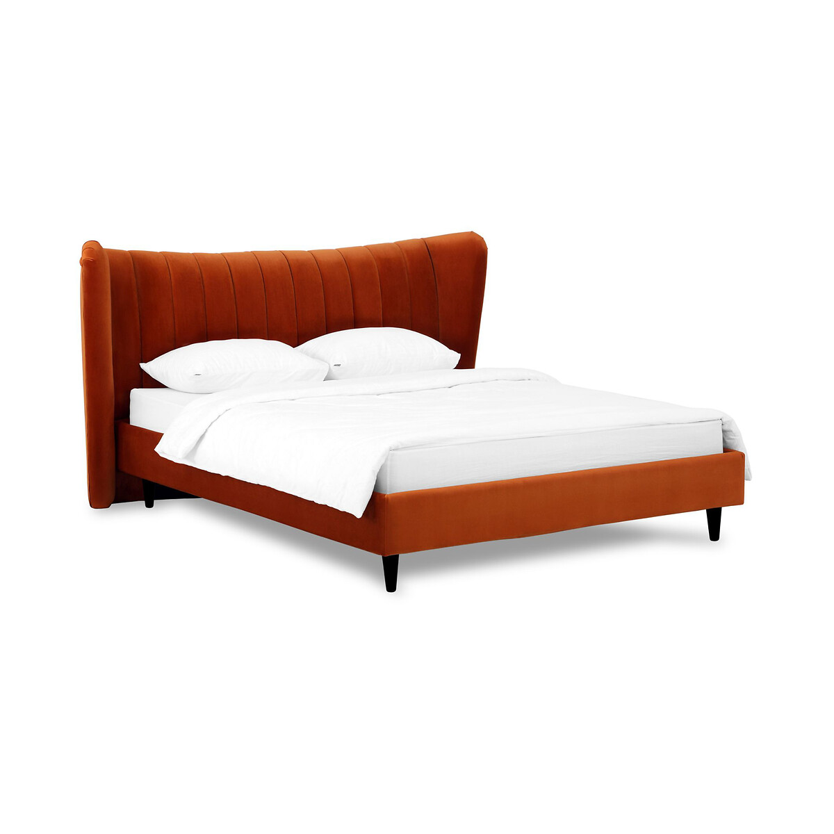 Кровать Queen II Agata L 160 x 200 см оранжевый LaRedoute, размер 160 x 200 см - фото 1