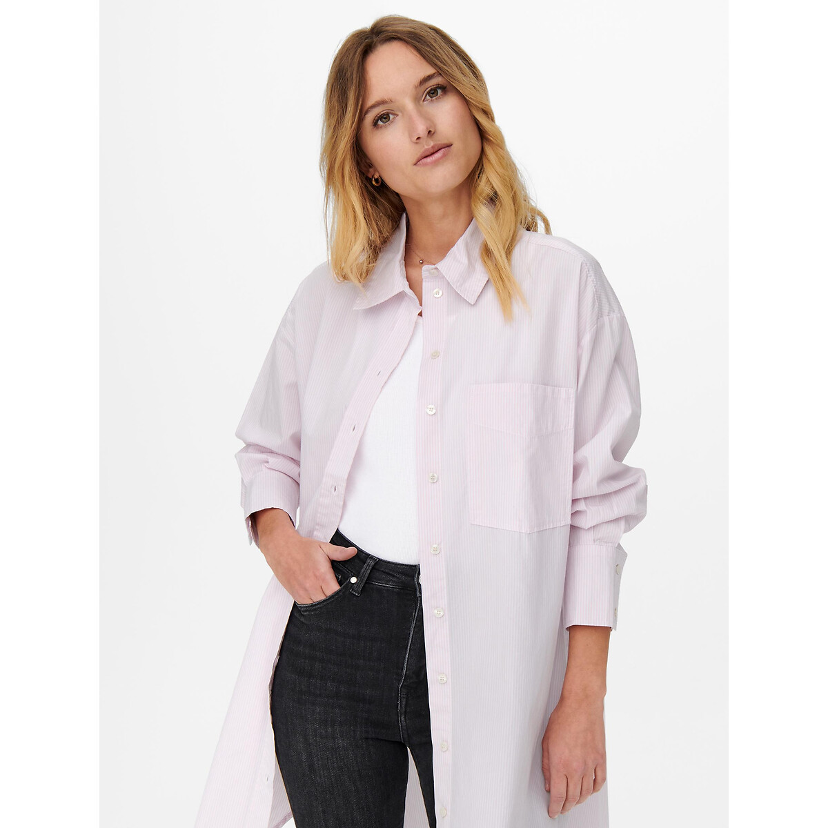 

Рубашка LaRedoute, Белый, Рубашка длинная XS белый