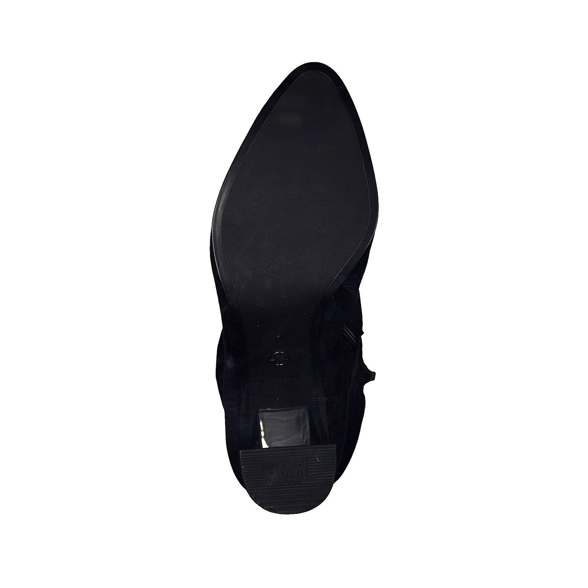Сапоги LaRedoute На высоком каблуке 40 черный, размер 40 - фото 5
