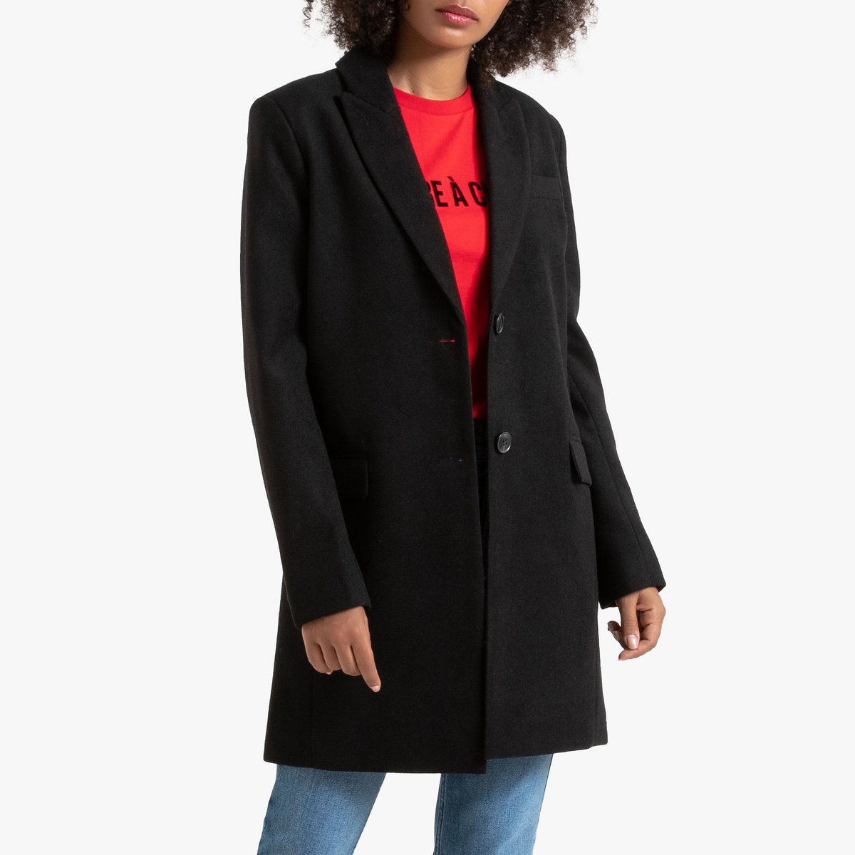 

Пальто La Redoute, Черный, La Redoute 40 (FR) - 46 (RUS) черный