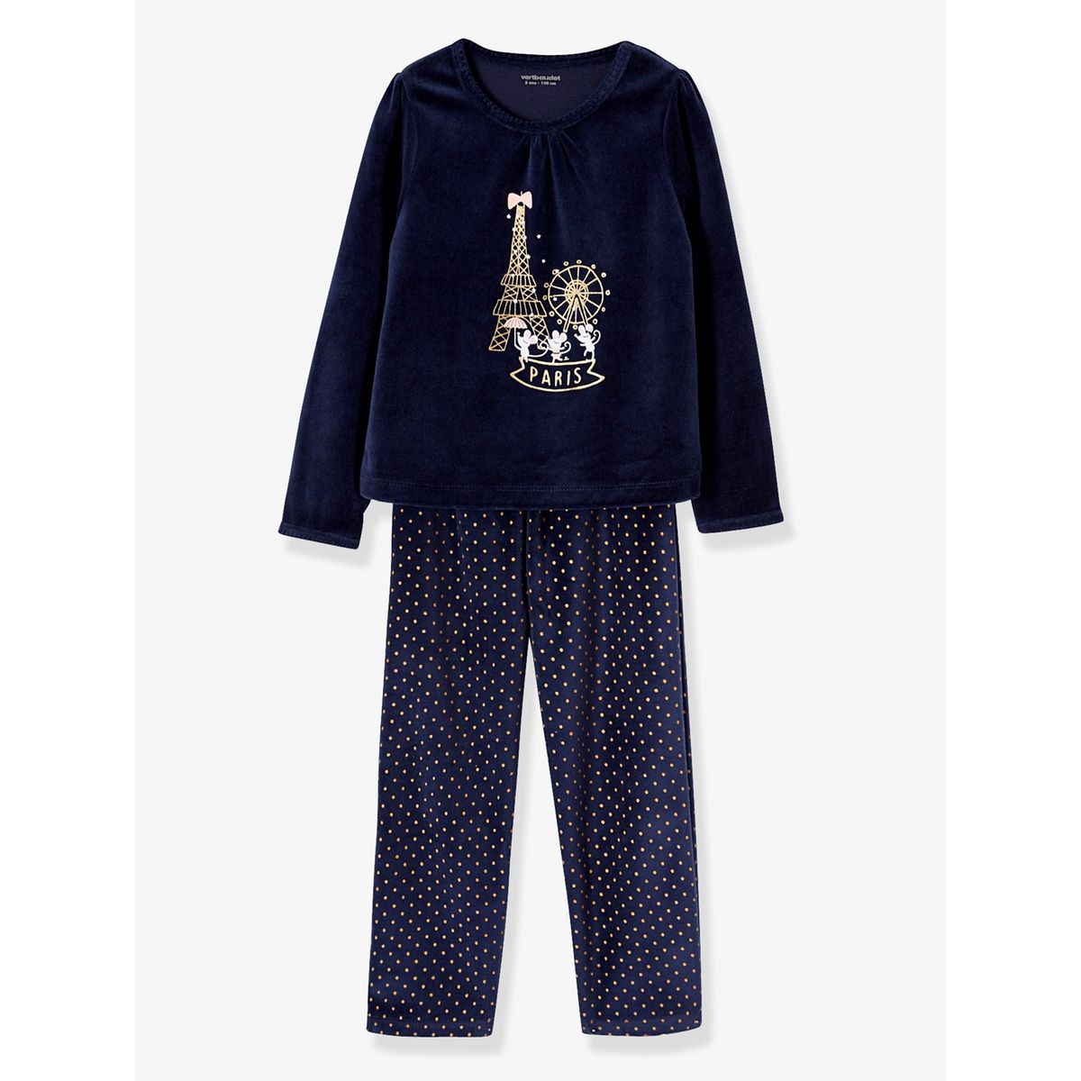 Pyjama velours fille