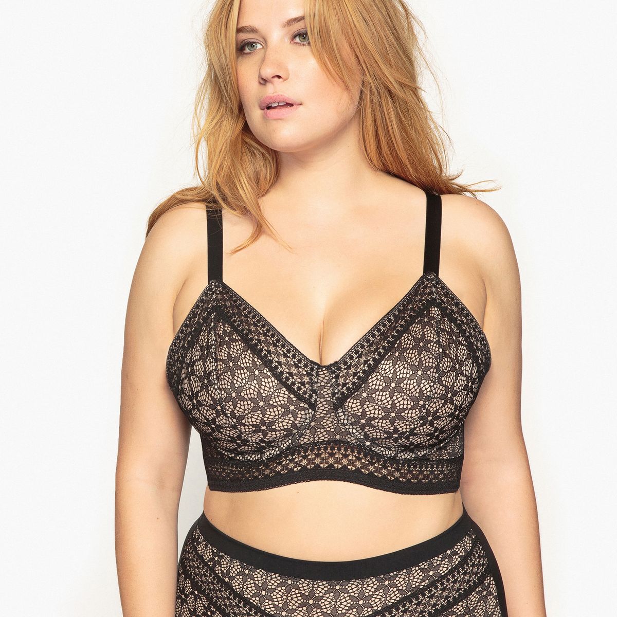 Soutien-gorge bustier en dentelle