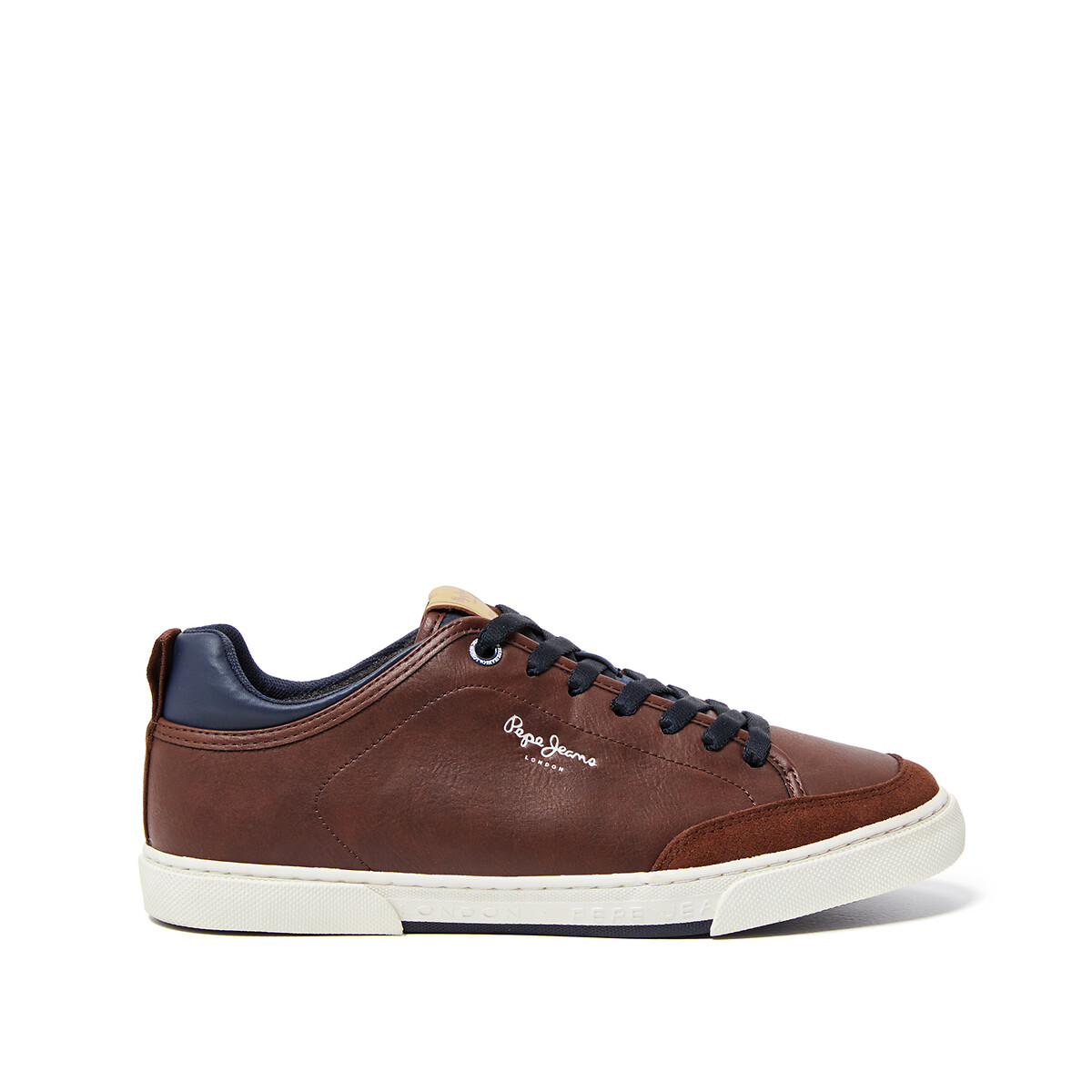 

Кеды PEPE JEANS, Каштановый, Rodney Basic 21 40 каштановый