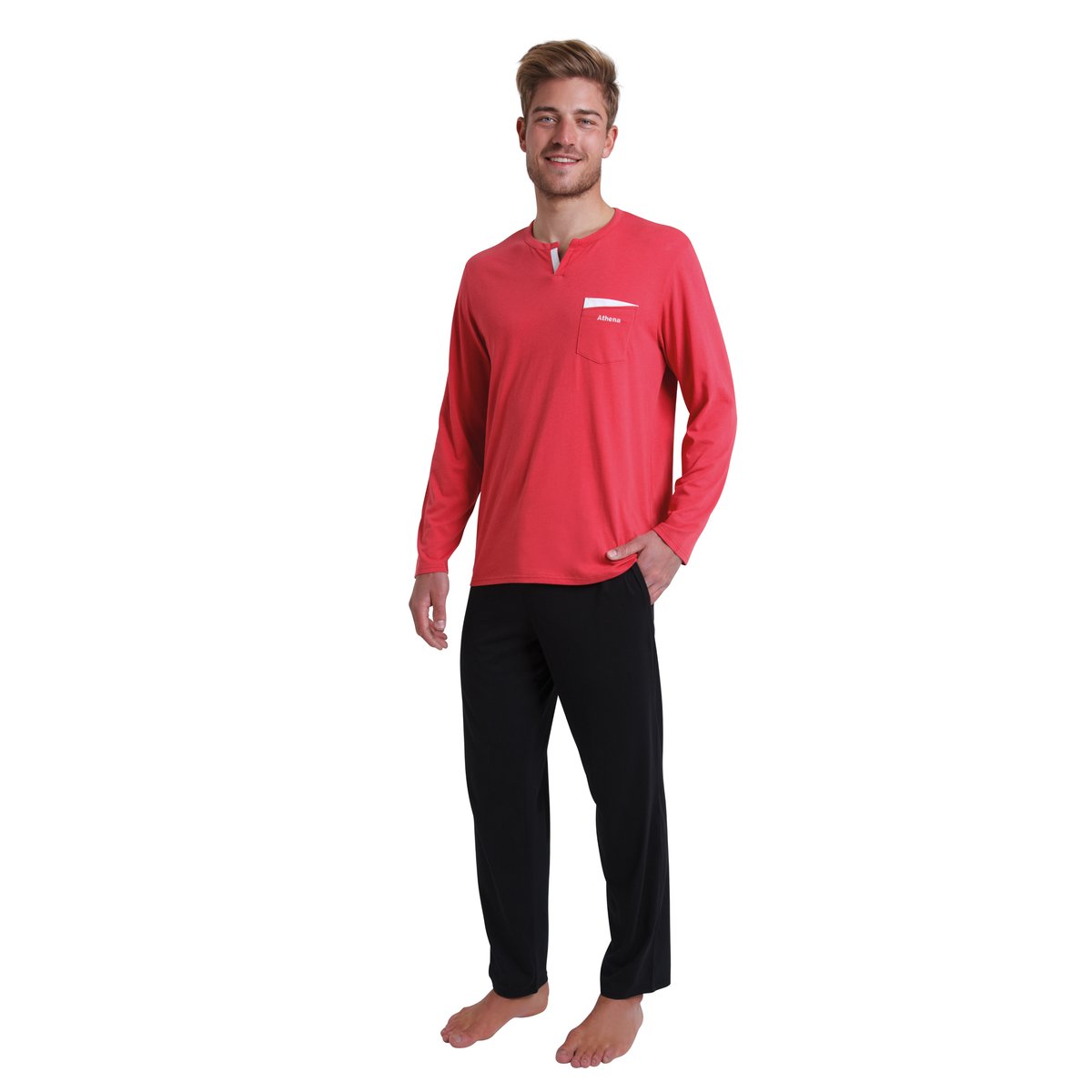 

Пижама La Redoute, Красный, Chic et Frais L красный