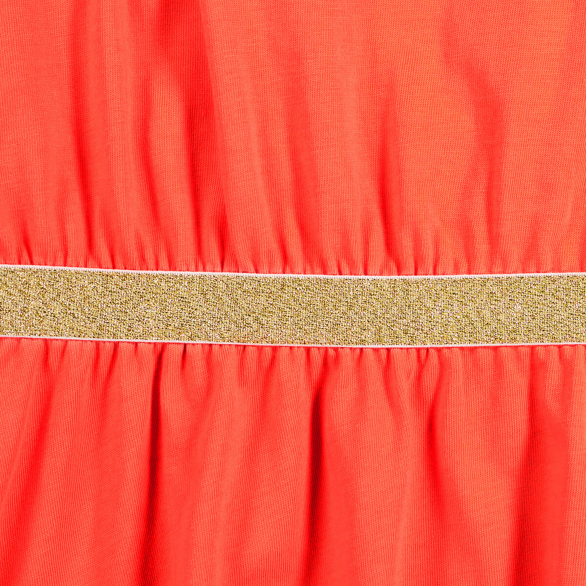 Платье С короткими рукавами с воланами 3 года - 94 см оранжевый LaRedoute, размер 3 года - 94 см - фото 4