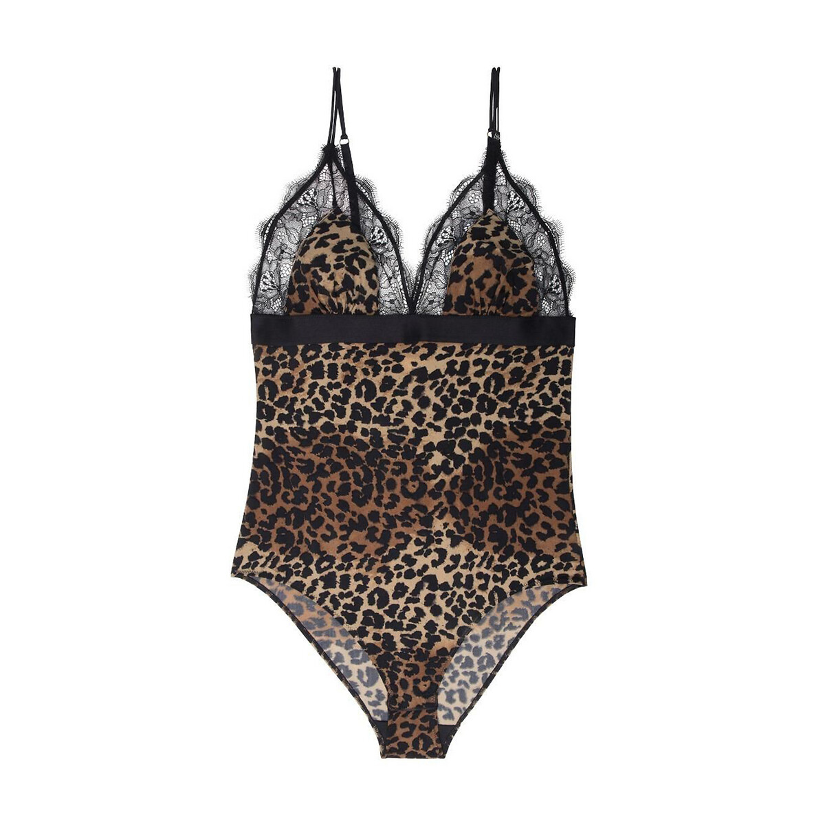 Body leopardo com renda, DORIS