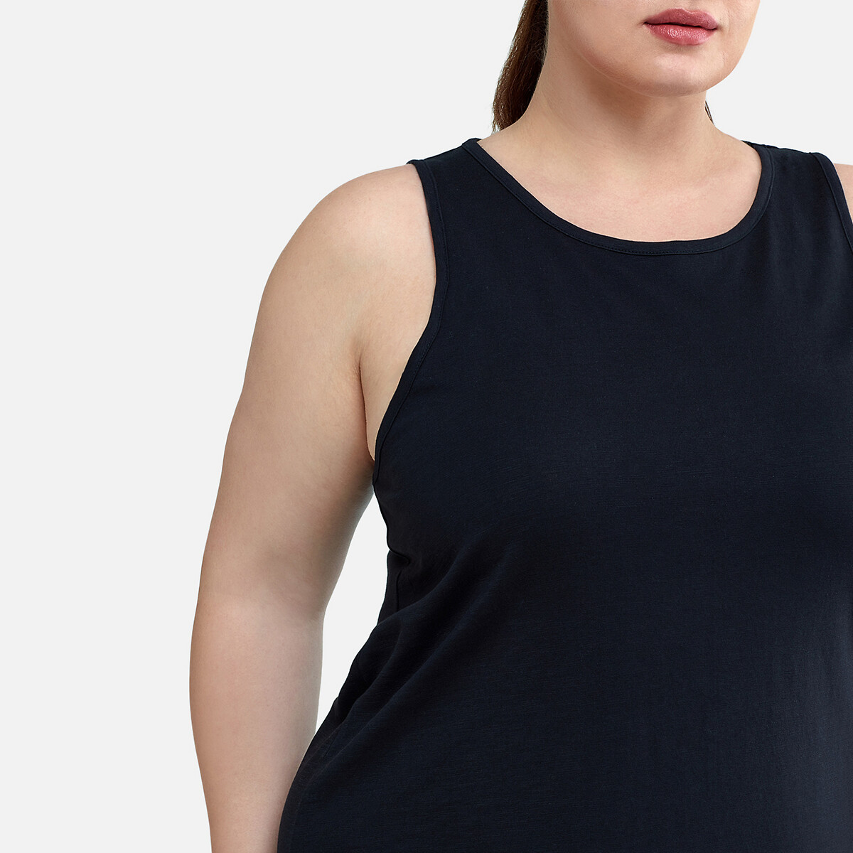 

Платье La Redoute, Черный, Без рукавов макси из трикотажа хлопок 46/48 (FR) - 52/54 (RUS) черный