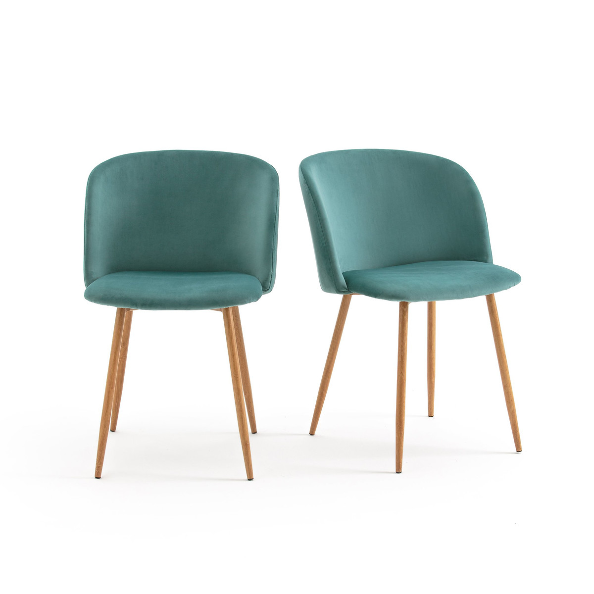 Комплект из двух столовых кресел Lavergne единый размер зеленый барные стулья средней высоты комплект 2 шт lavergne единый размер синий