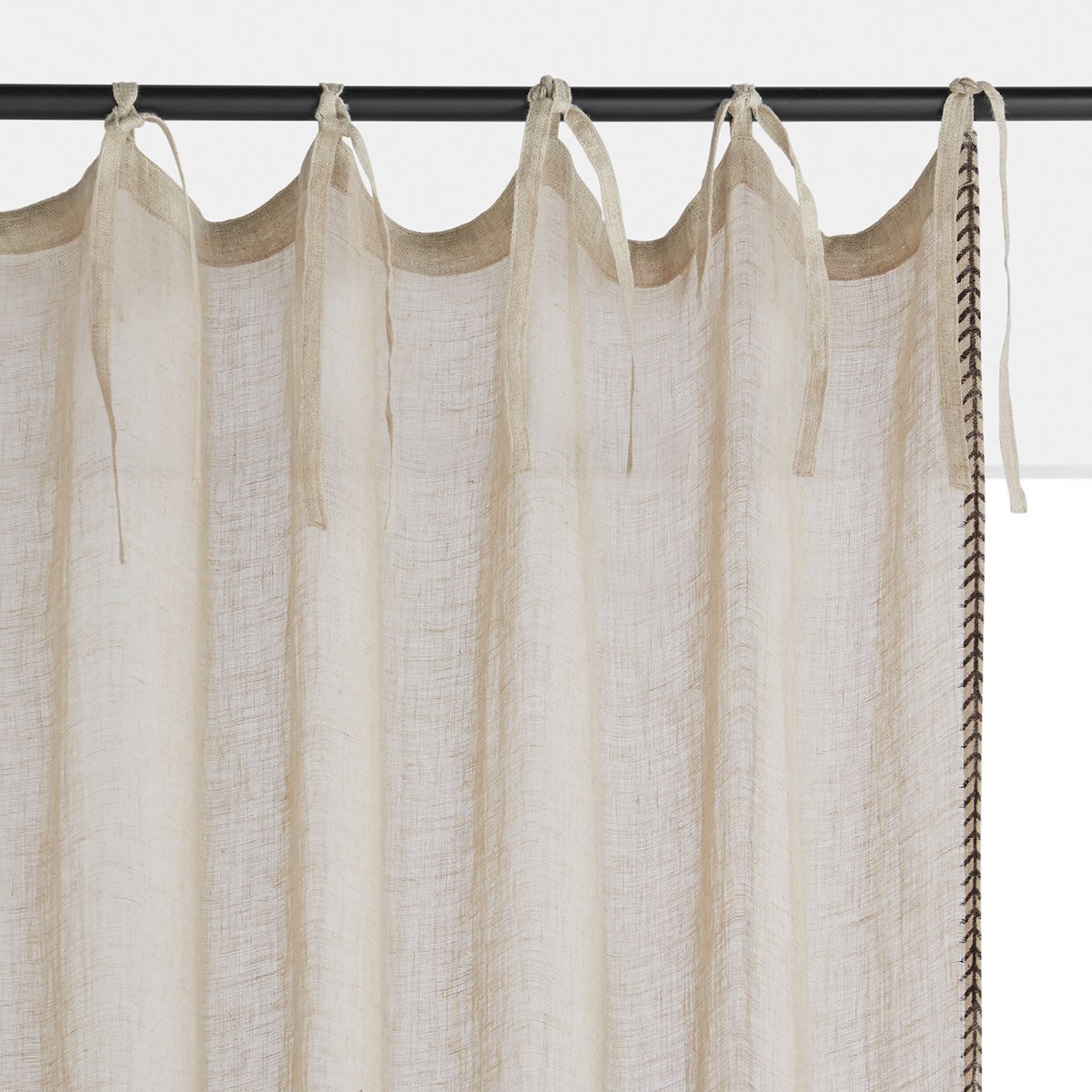 Image of Delhia Single Tie Top Curtain