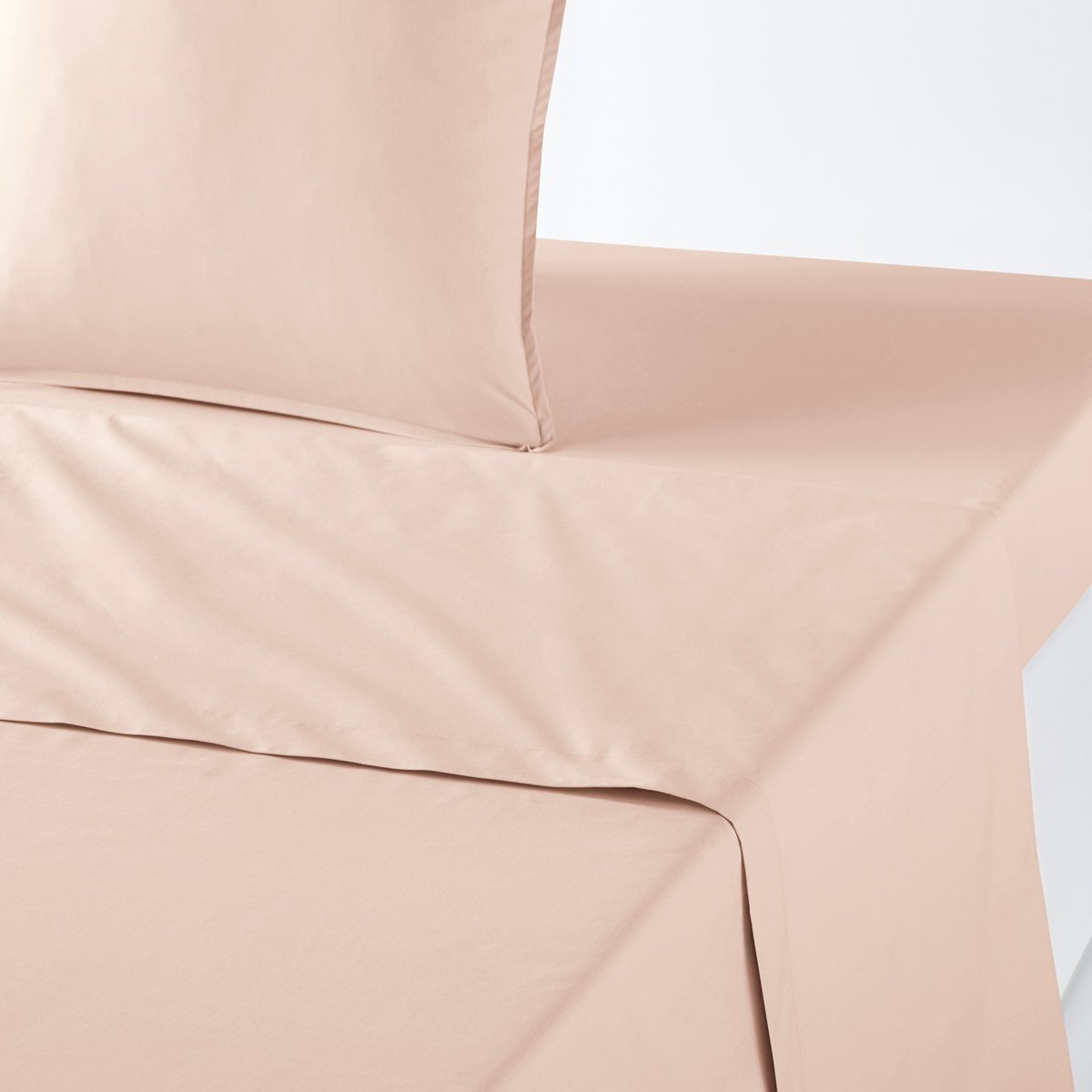 

Простыня La Redoute, Розовый, Из перкали из биохлопка 270 x 290 см розовый
