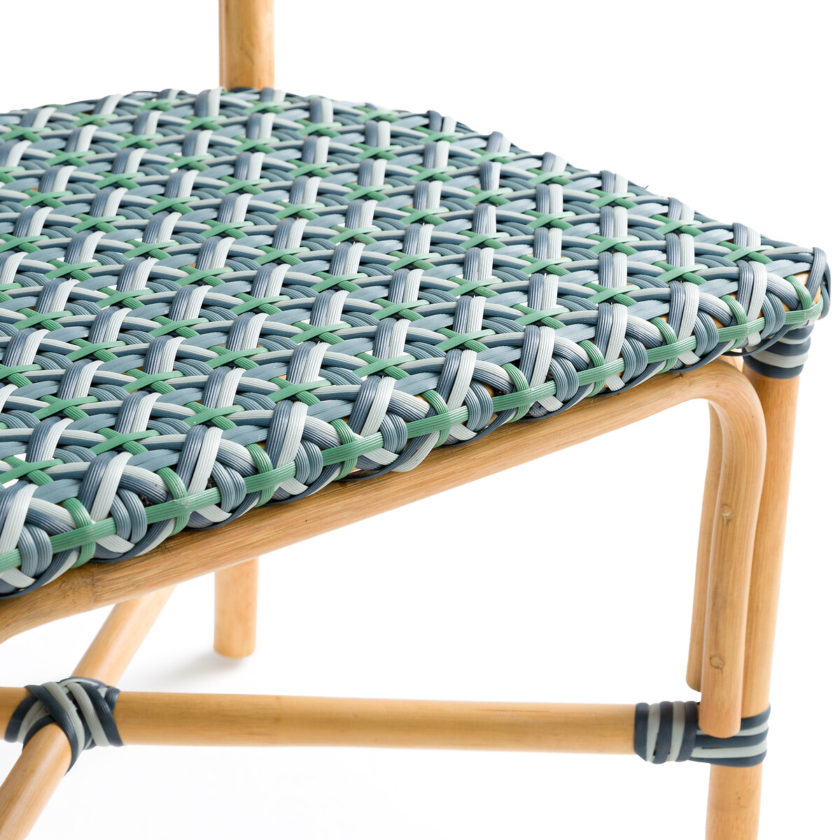 Банкетка Для столовой из плетения и ротанга Musette единый размер синий LaRedoute - фото 5