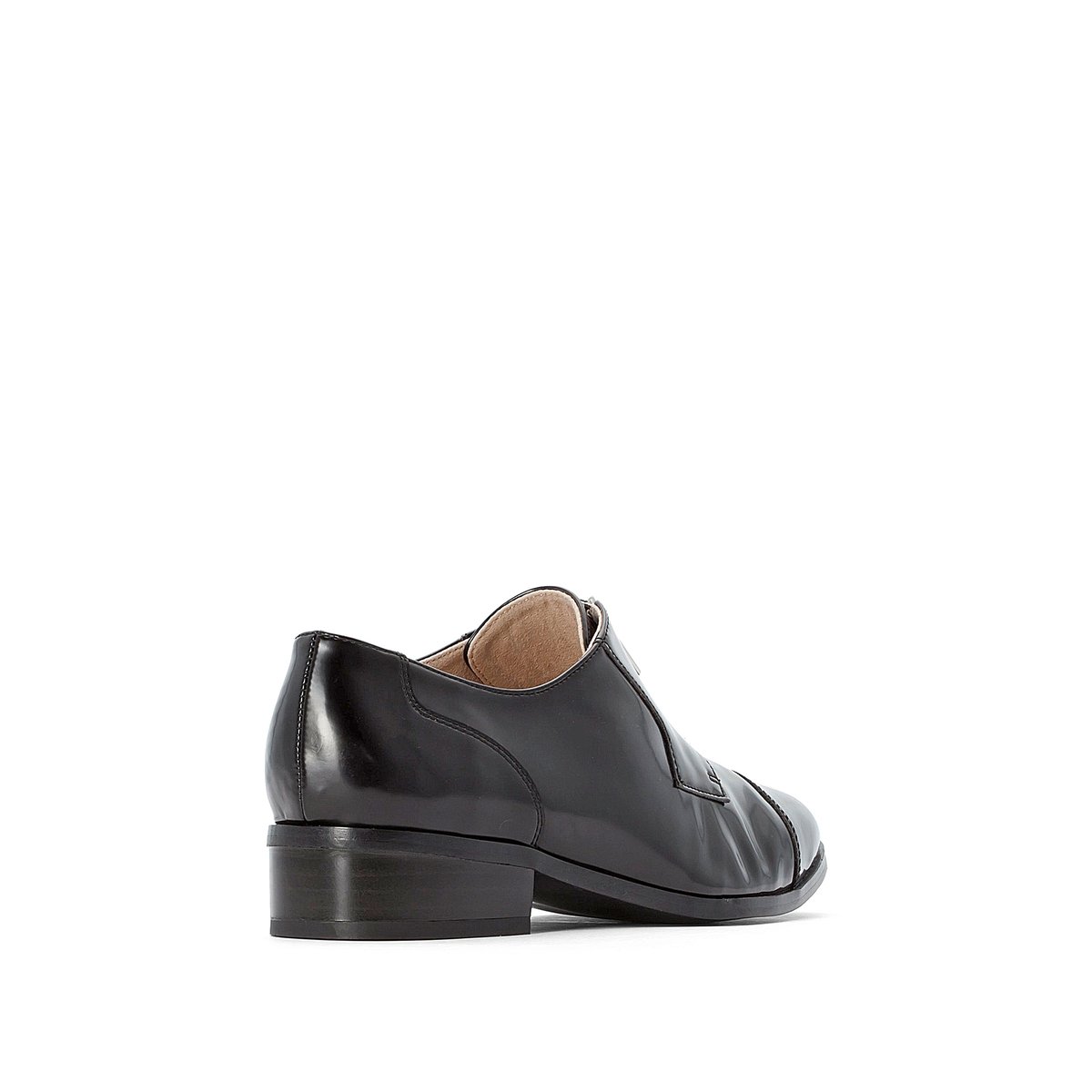 Ботинки-дерби La Redoute С застежкой на молнию 37 черный, размер 37 - фото 3