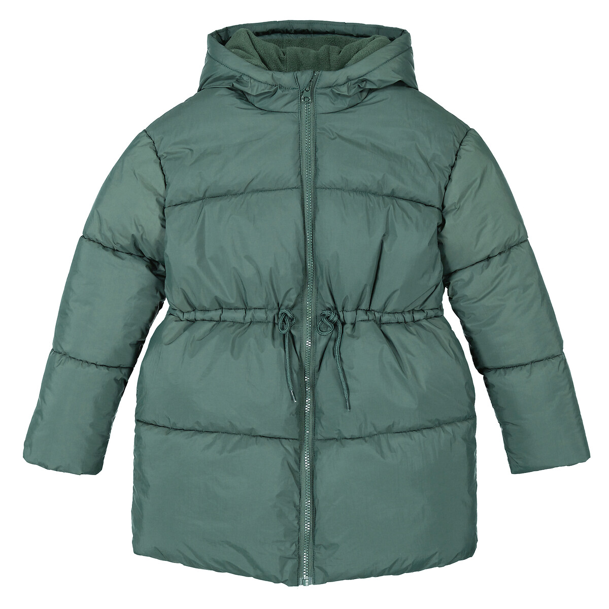 Куртка Стеганая утепленная с капюшоном 14 лет - 156 см зеленый LaRedoute, размер 14 лет - 156 см - фото 4