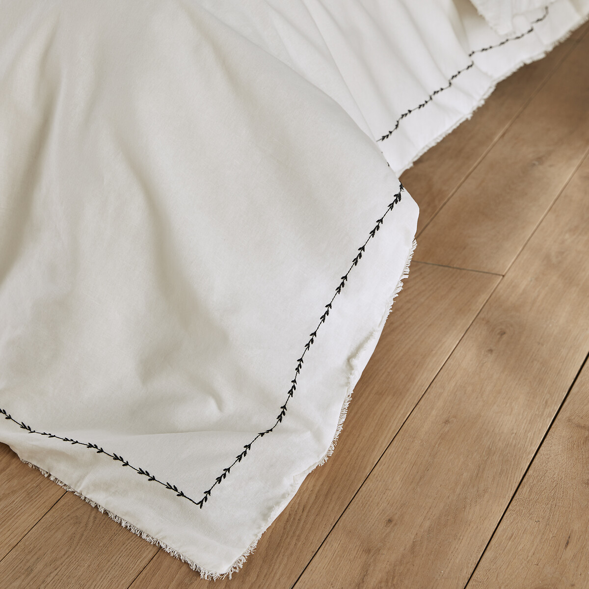 

Пододеяльник LaRedoute, Зеленый, Пододеяльник из хлопкальна Eleanor 200 x 200 см зеленый