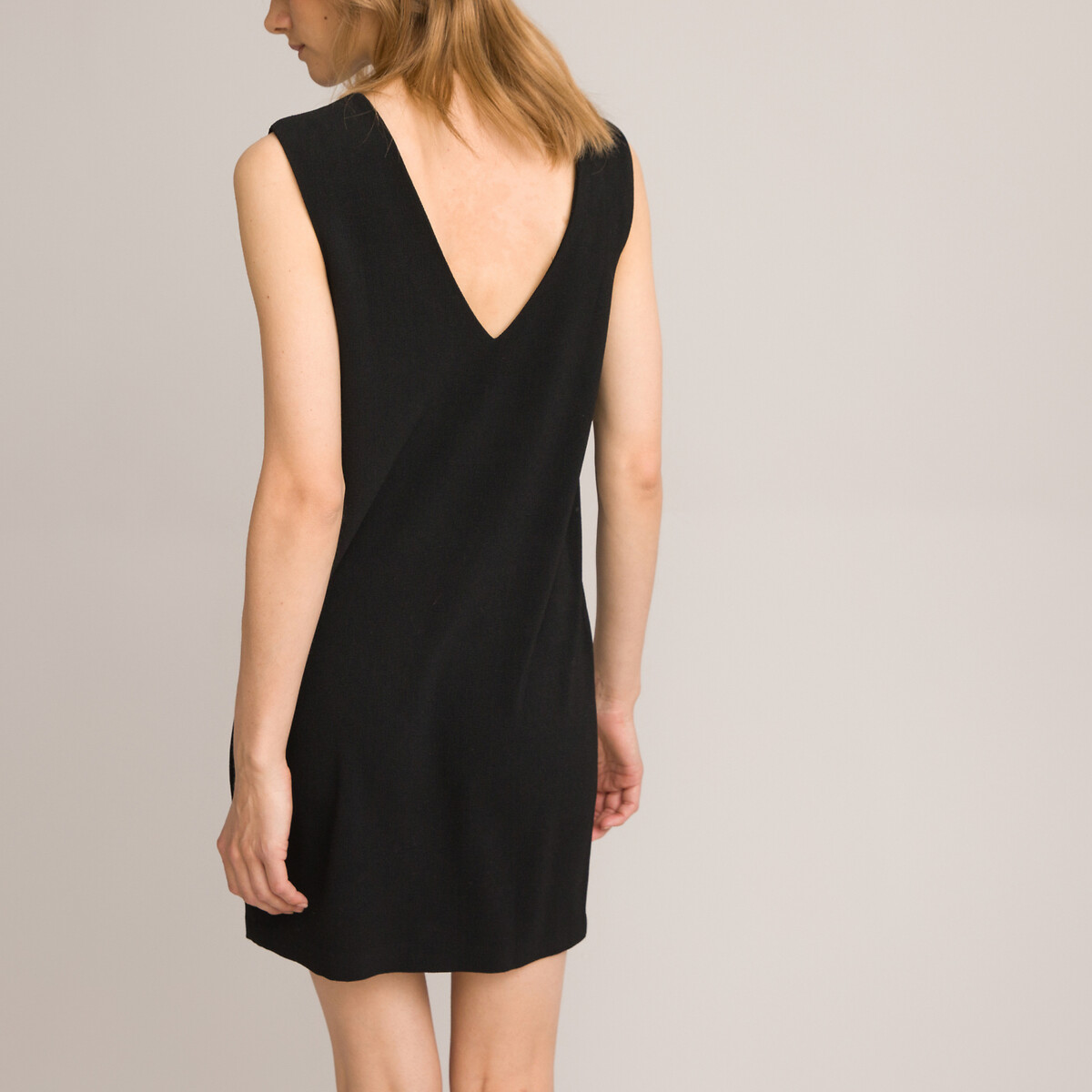 Платье LA REDOUTE COLLECTIONS Платье Короткое прямое без рукавов 58 черный, размер 58 - фото 4