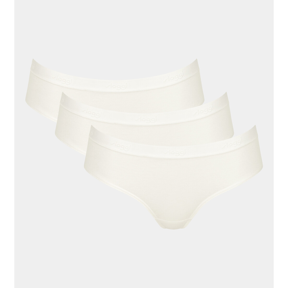 Комплект из трех трусов-шорт Go Casual  M белый LaRedoute, размер M