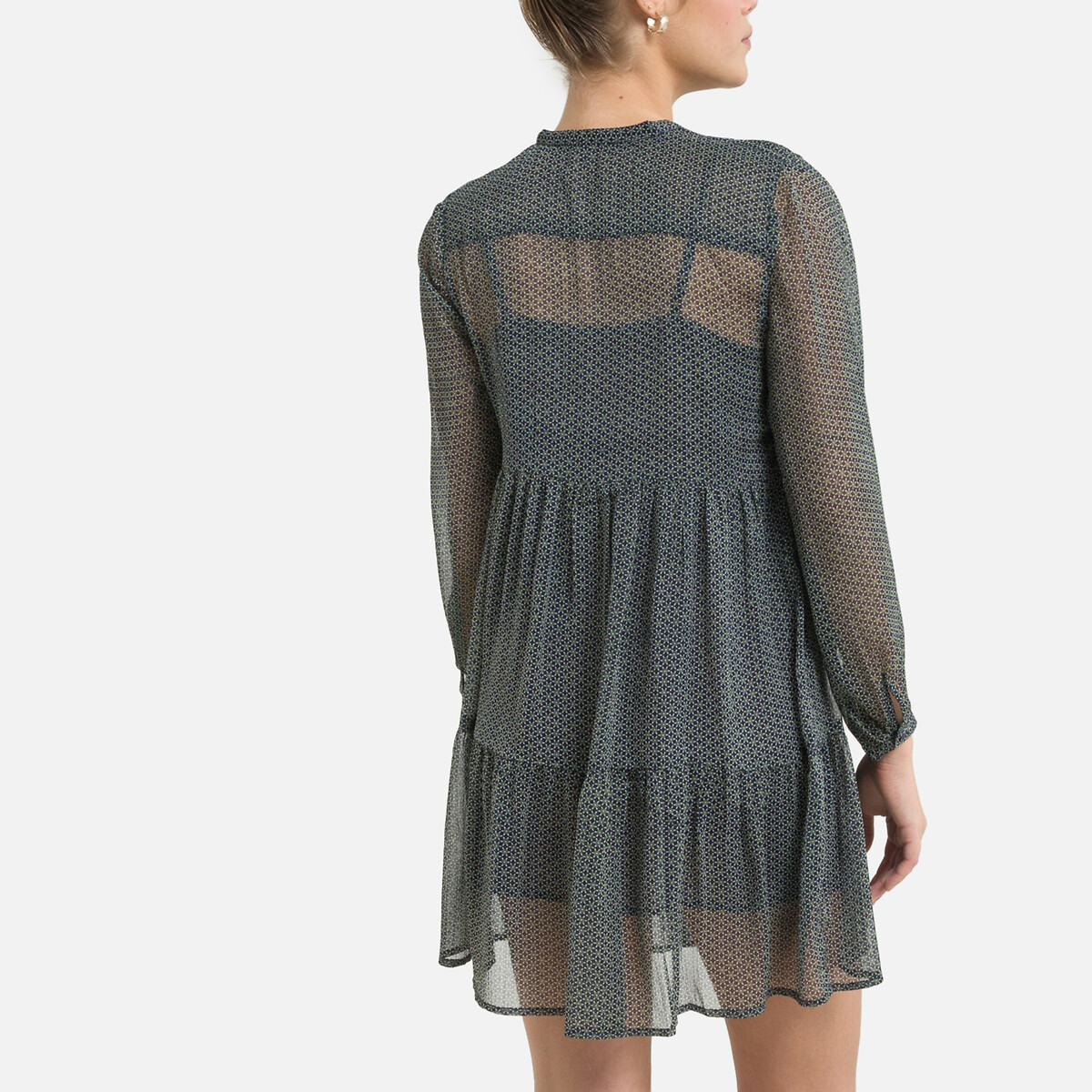 Платье PEPE JEANS С графичным принтом XS черный, размер XS - фото 4