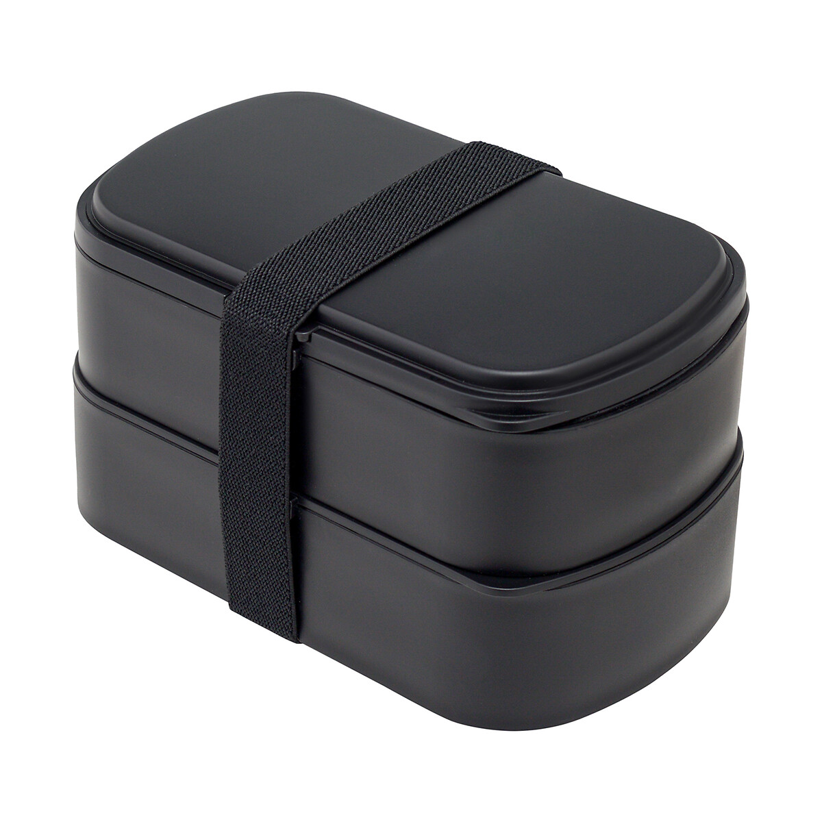 Ланч-бокс с приборами Food Time 1 л черный единый размер черный контейнер для еды smart solutions ss000042