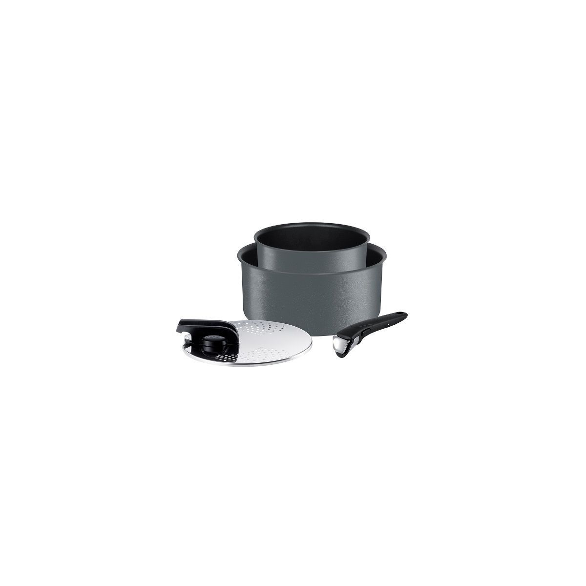 Batterie de cuisine TEFAL casseroles Ingenio Performance 4p gris
