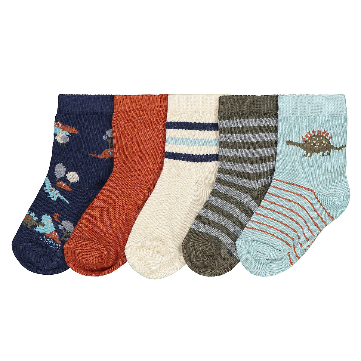 

Комплект из 5 пар носков LaRedoute, Разноцветный, Размеры 1518-2326 15/18 разноцветный