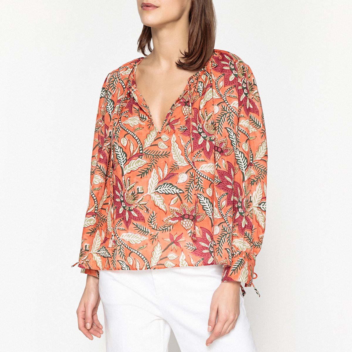 

Блузка с длинными рукавами с напуском KALAO BLOUSE