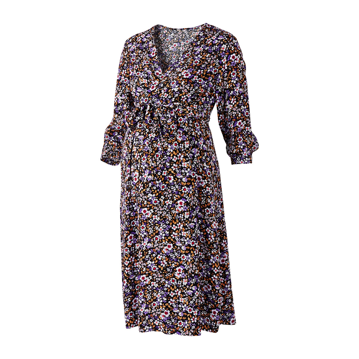 Robe de grossesse, forme cache-cœur