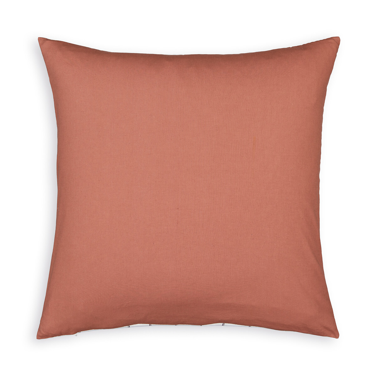 Чехол На подушку из осветленного хлопка Armino 65 x 65 см красный LaRedoute, размер 65 x 65 см - фото 2