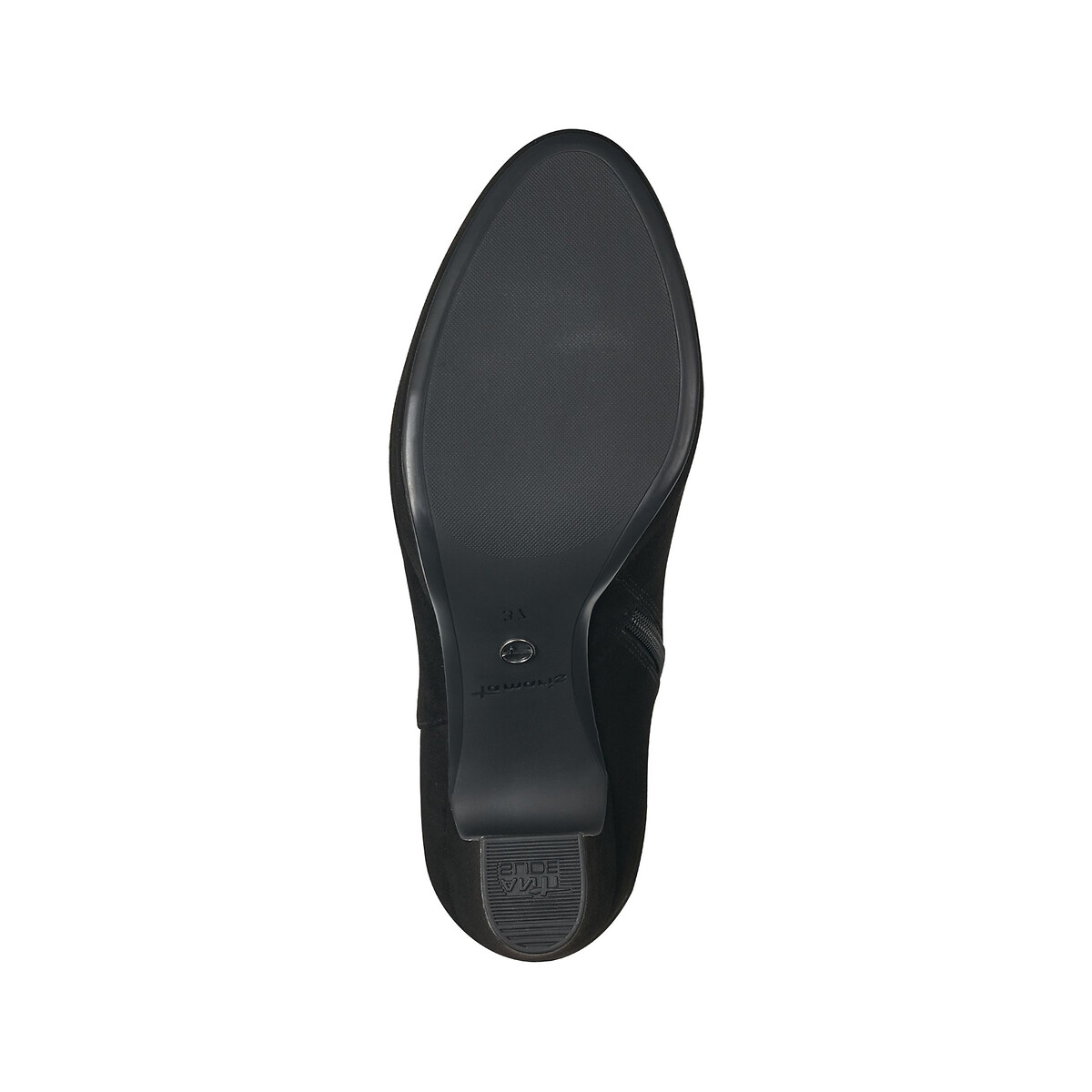 Ботинки На каблуке 38 черный LaRedoute, размер 38 - фото 5