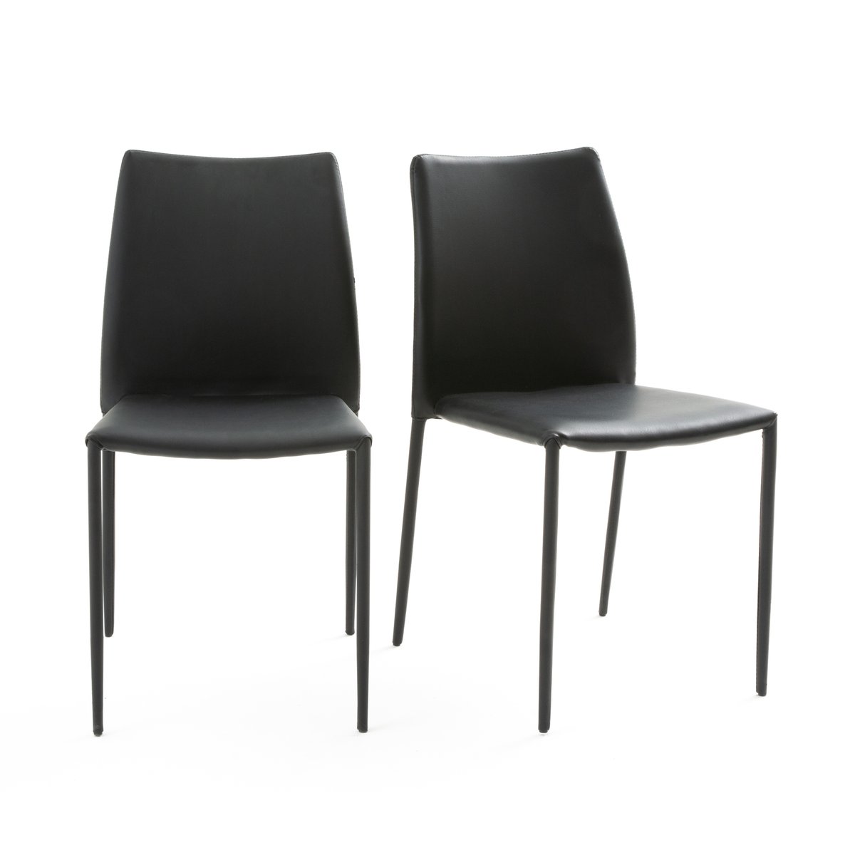 Комплект из  дизайнерских стульев La Redoute Newark единый размер черный - фото 1