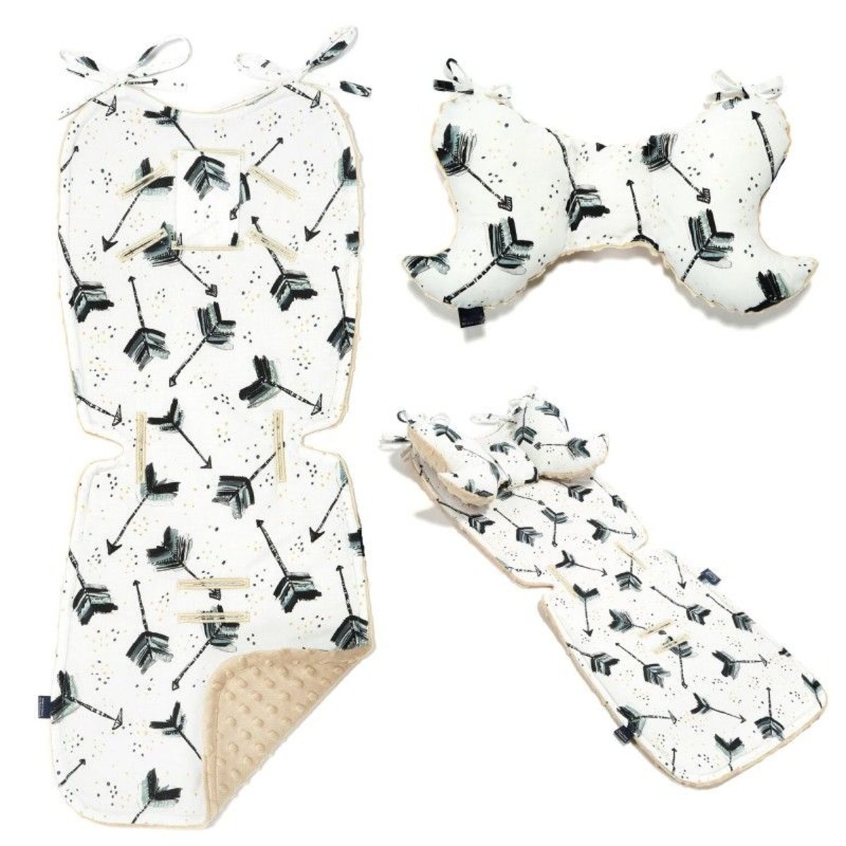 Assise réversible pour siège auto et poussette Boho Arrows