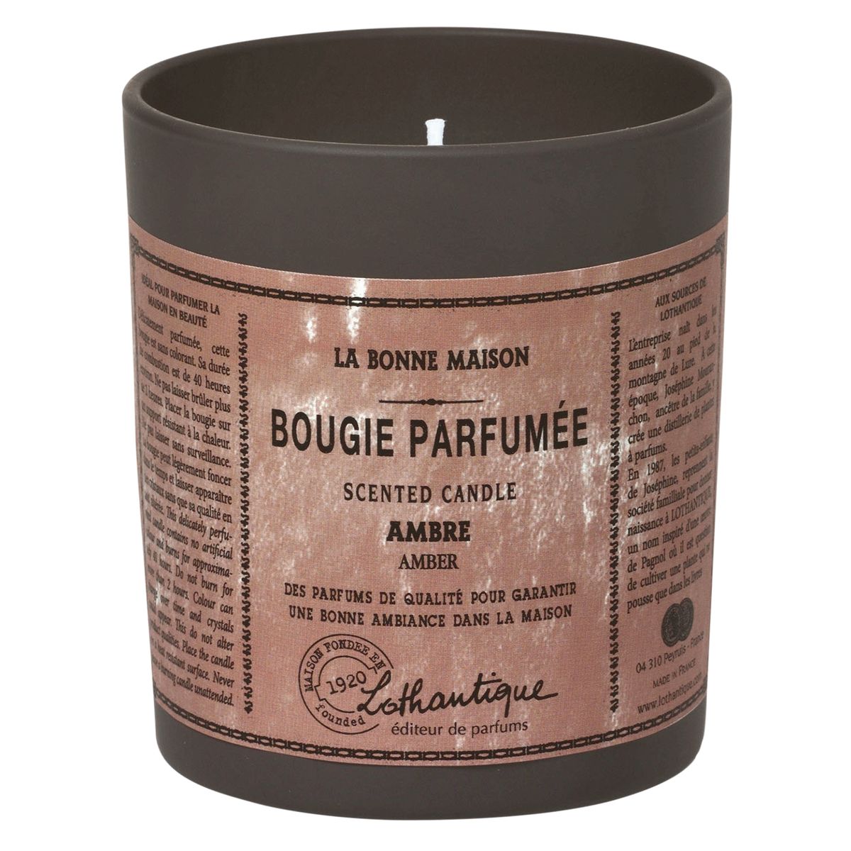 Bougie AMBRE - Ambre