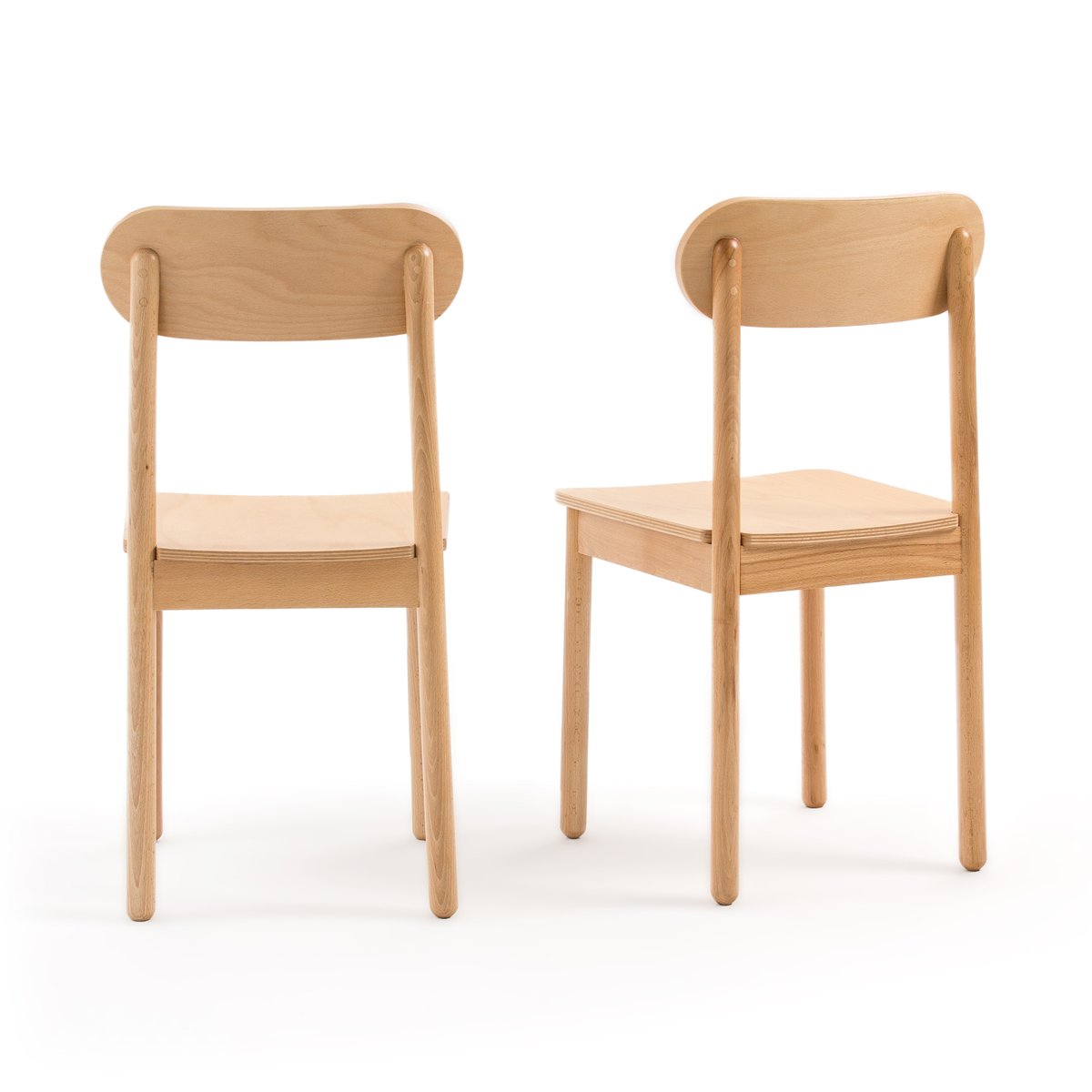 Комплект из 2 стульев JIMI La Redoute La Redoute единый размер бежевый - фото 2