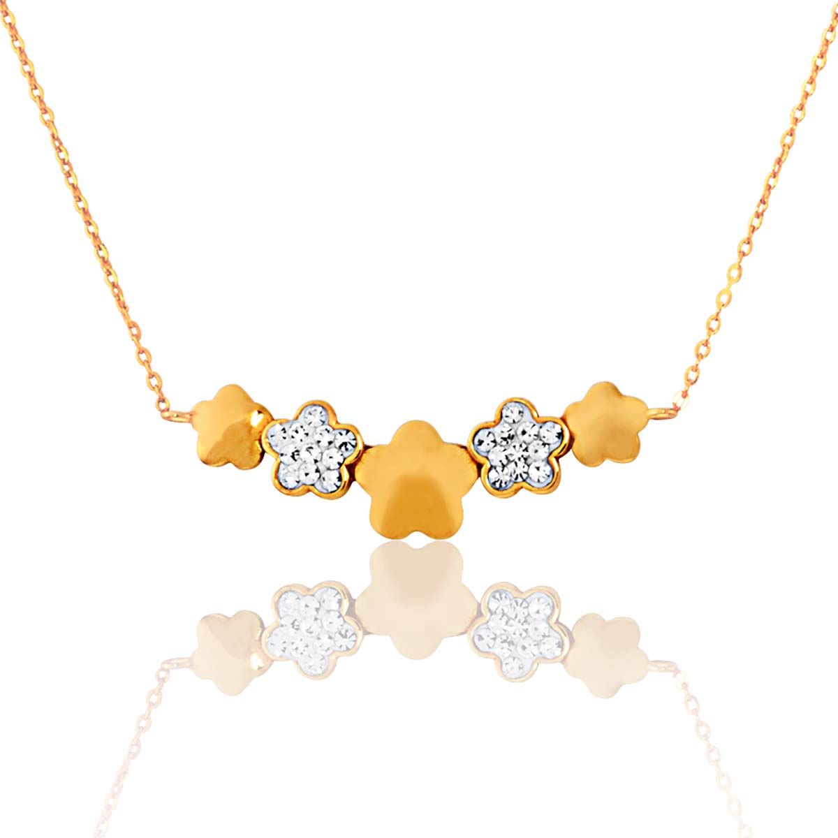 Collier en Or 375/1000 Cristal