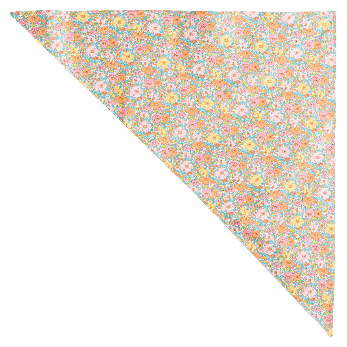 Платок С цветочным принтом UNI разноцветный LaRedoute, размер UNI - фото 2