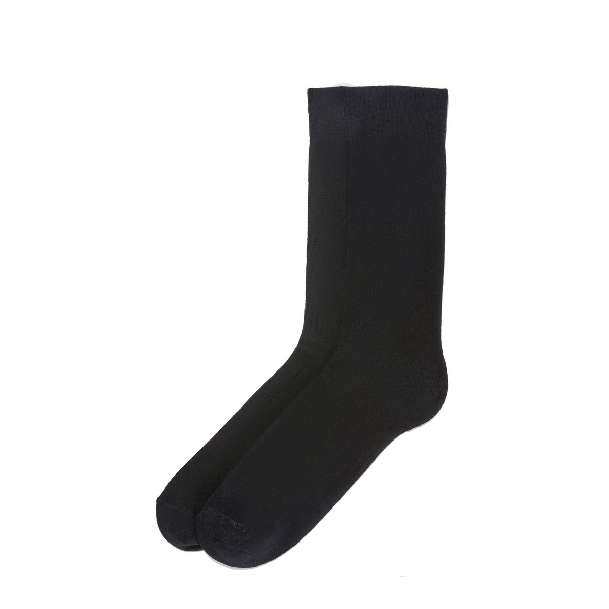 Комплект из  носков из La Redoute Вискозы и бамбука 39/42 черный, размер 39/42