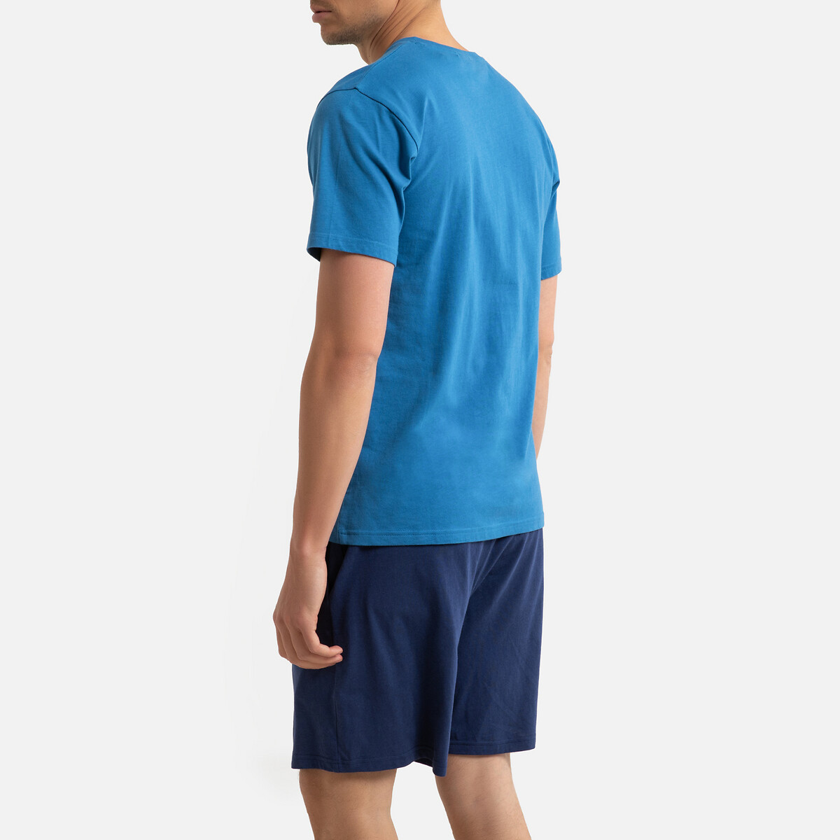 Пижама LaRedoute С шортами L синий, размер L - фото 4