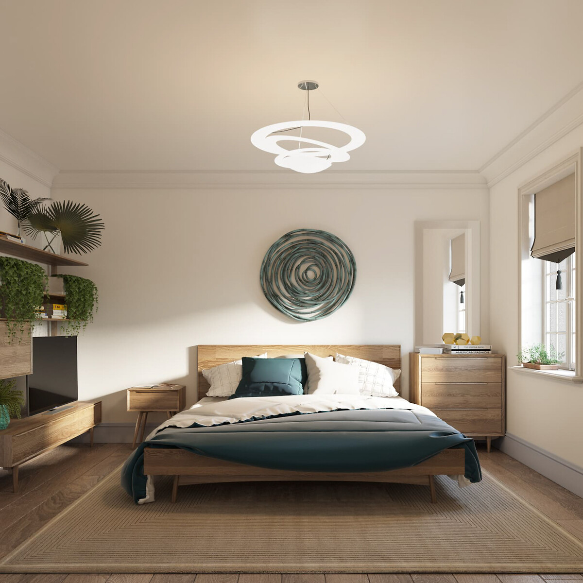 

Кровать LaRedoute, Каштановый, Кровать 2-спальная в Скандинавском стиле Bruni 180 x 200 см каштановый