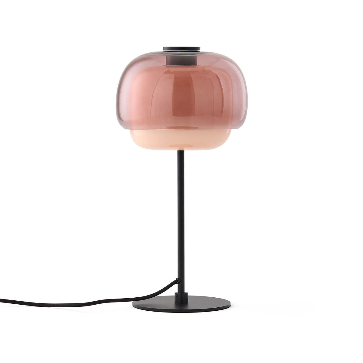 Настольная Лампа для спальни из цветного стекла Kinoko единый размер розовый