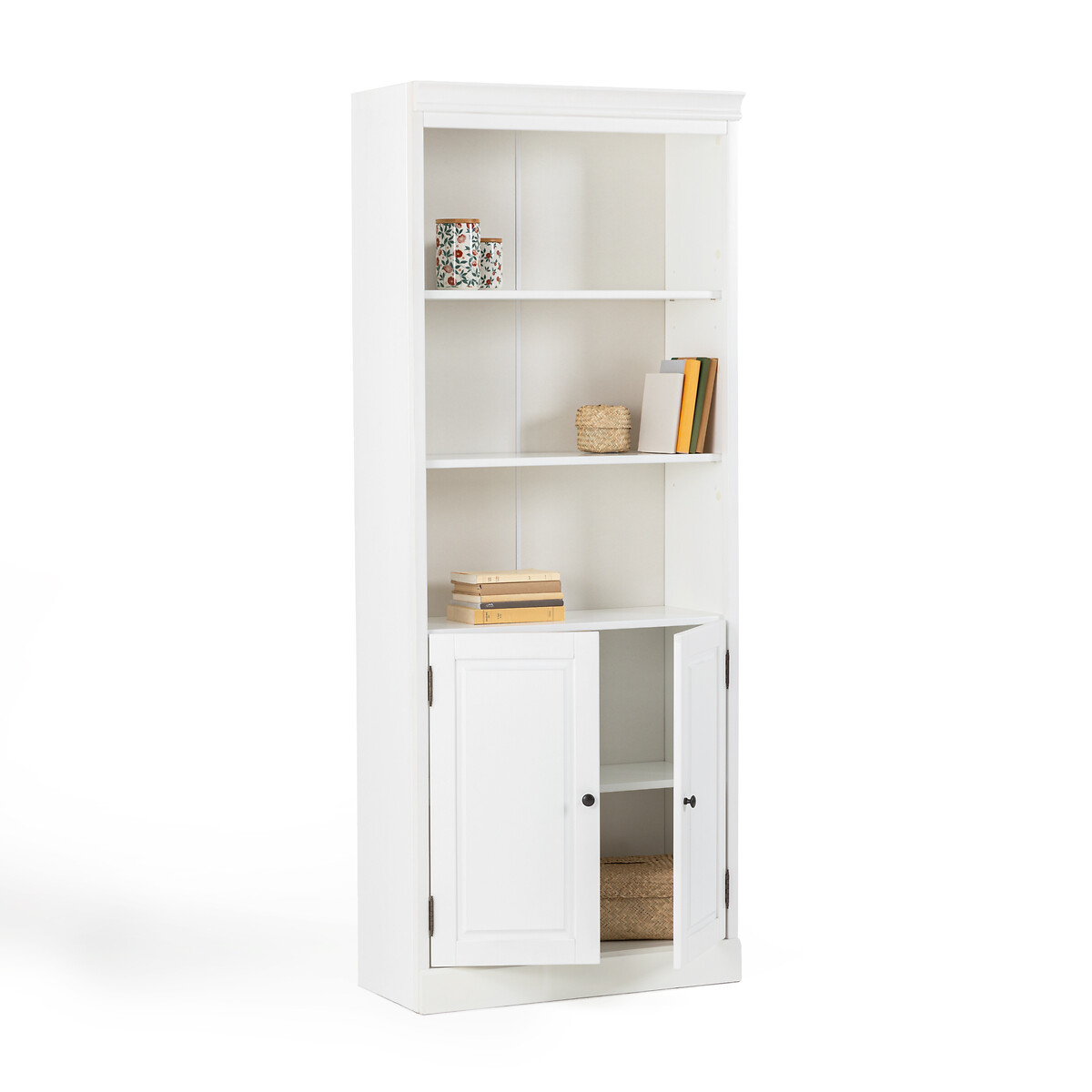 Модульный La Redoute Книжный шкаф Authentic Style единый размер белый - фото 3