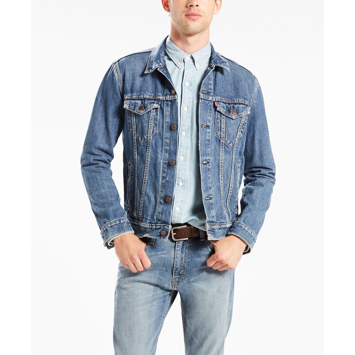 Trucker Denim Jacket from La Redoute