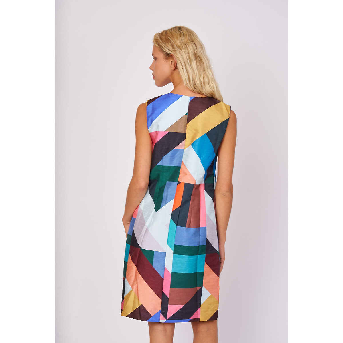 Платье Без рукавов с принтом Cadencia M разноцветный LaRedoute, размер M - фото 3