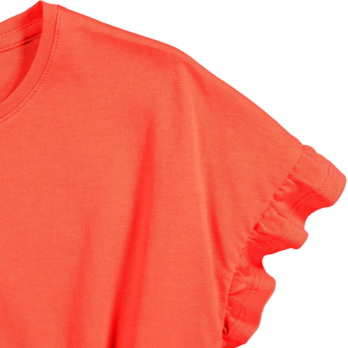 Платье С короткими рукавами с воланами 3 года - 94 см оранжевый LaRedoute, размер 3 года - 94 см - фото 5