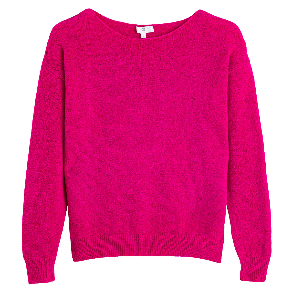 Пуловер LA REDOUTE COLLECTIONS Вырез-лодочка XL розовый, размер XL - фото 5
