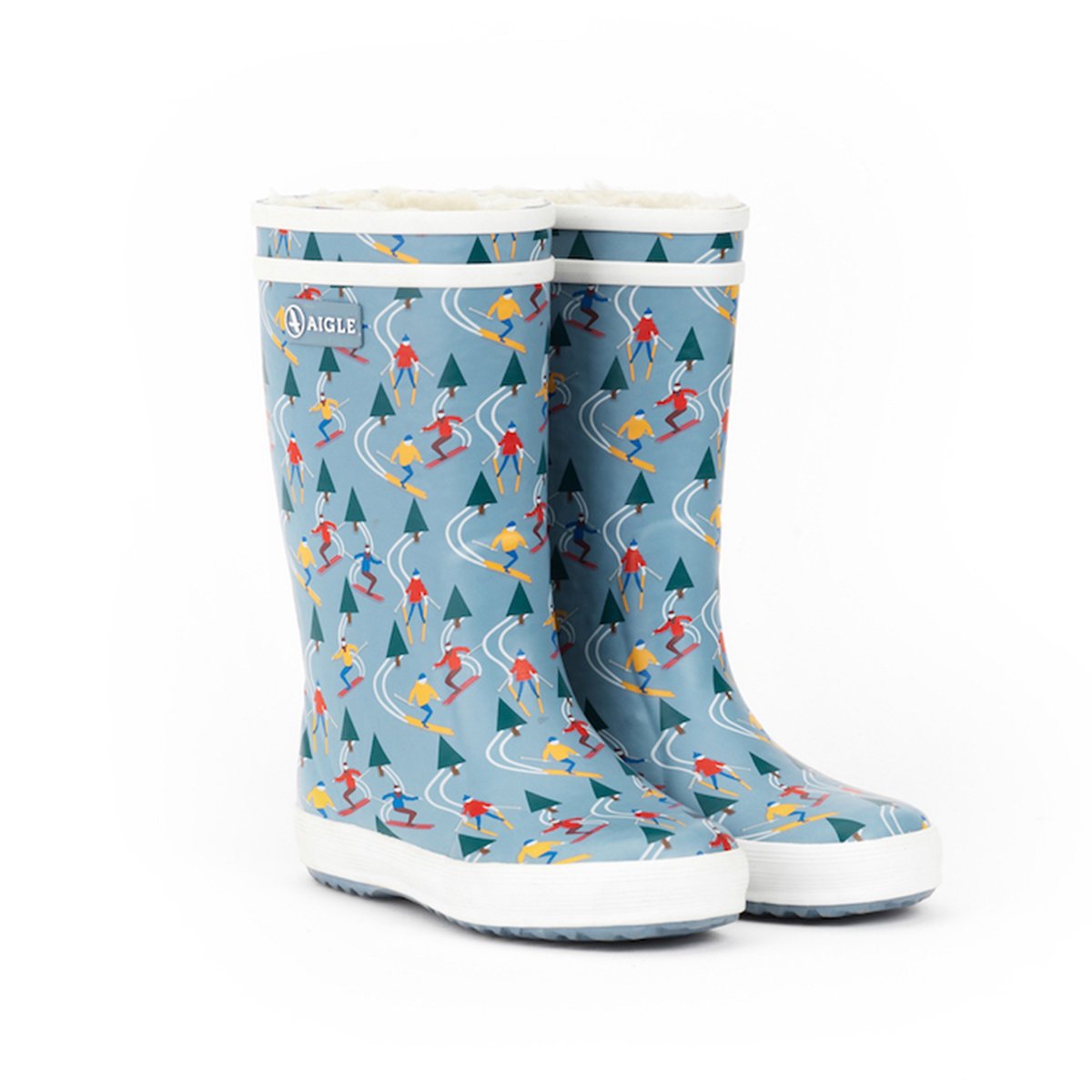 

Сапоги резиновые на меху Lolly Pop Print Fur