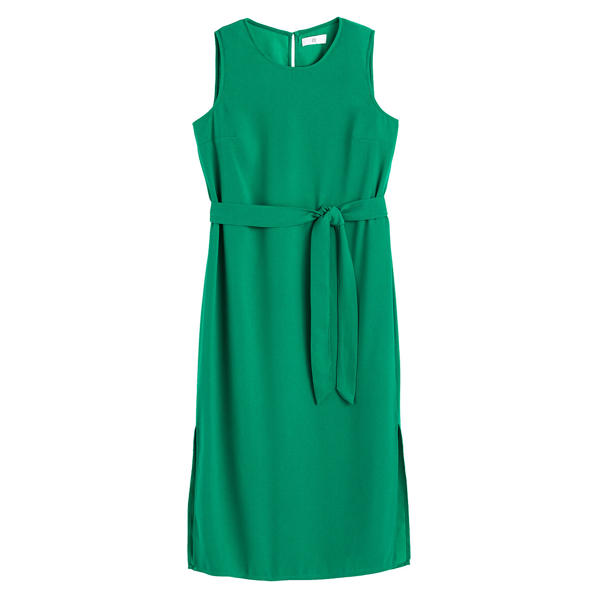 Платье Прямого покроя без рукавов 44 зеленый LaRedoute, размер 44 - фото 5