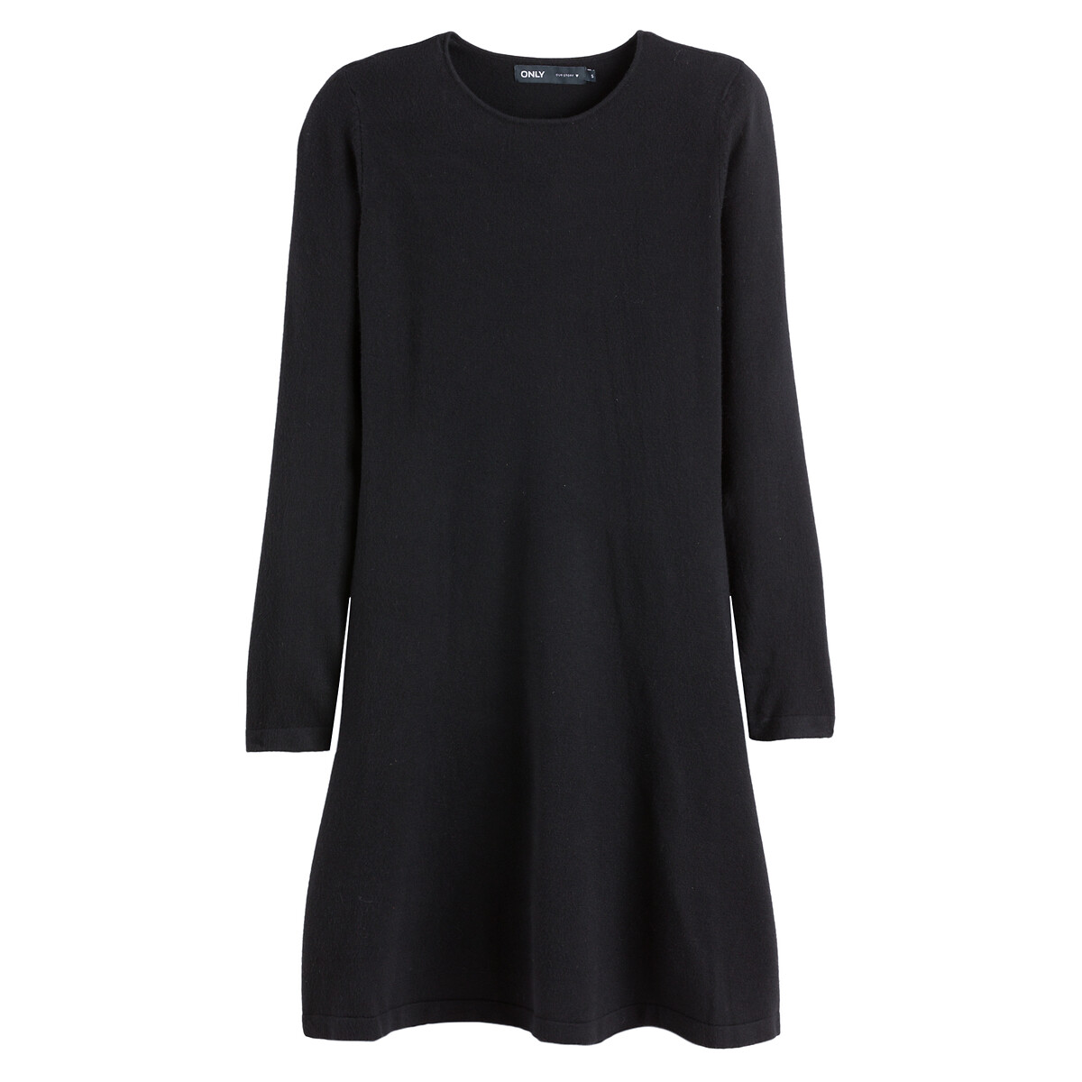 Платье-пуловер расклешенное  M черный LaRedoute, размер M - фото 1