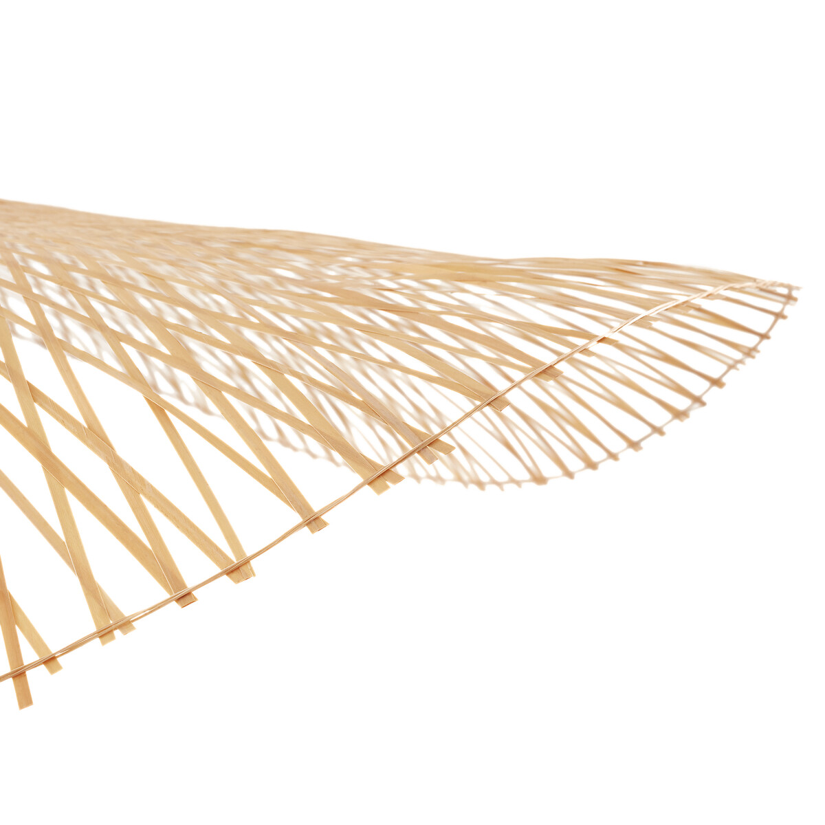 Абажур LA REDOUTE INTERIEURS Абажур Из бамбука воздушный  100 см Ezia единый размер бежевый - фото 3