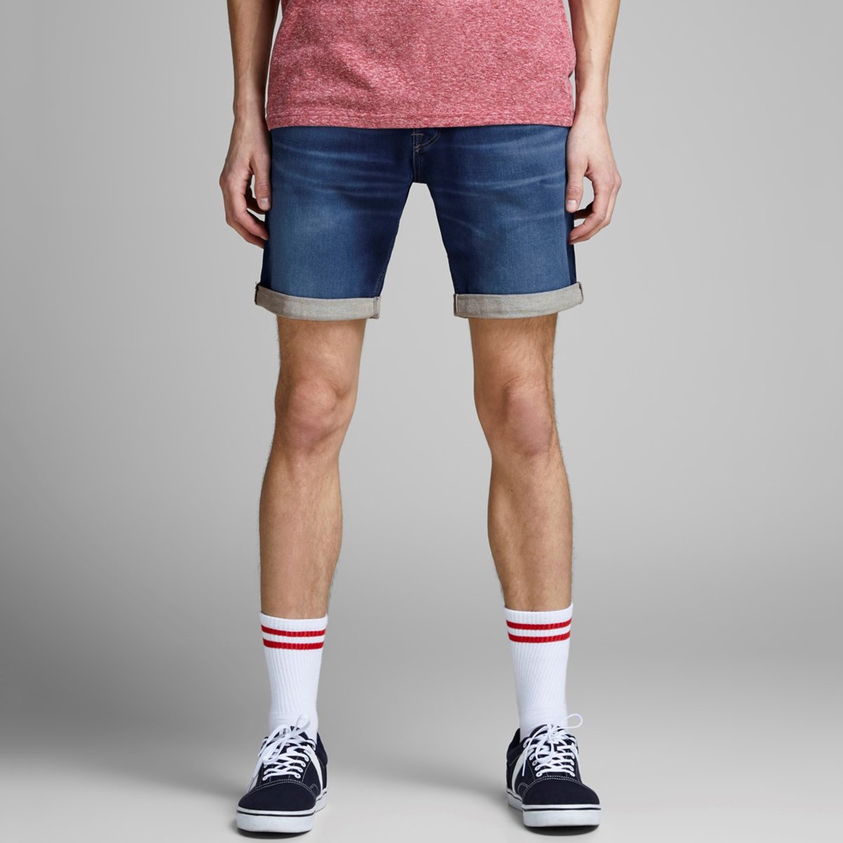 фото Бермуды джинсовые rick original jack & jones