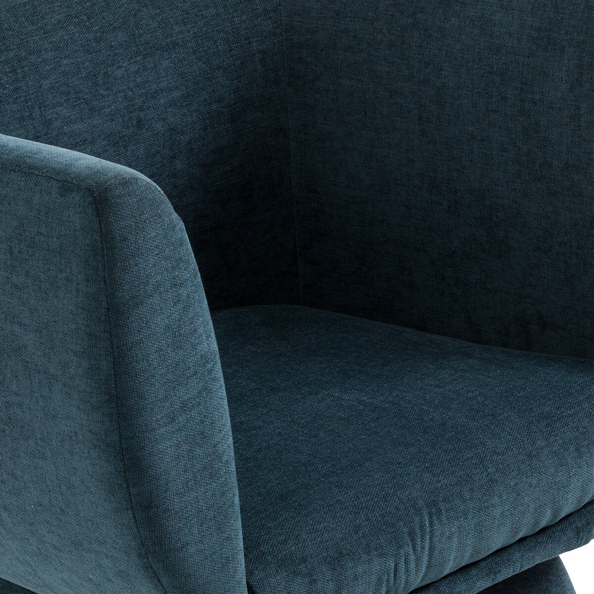 Кресло Из велюра Corole единый размер синий LaRedoute - фото 5