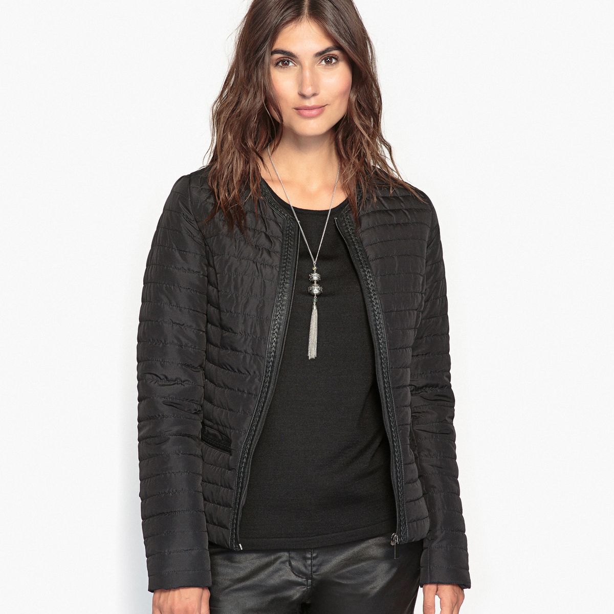 Parka courte fermeture zippée